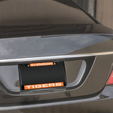 NCAA Clemson Tigers Laser Cut Black Chrome License Plate Frame Fan Gear NCAA Clemson Tigers