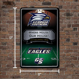 NCAA Georgia Southern Eagles Large Metal Sign