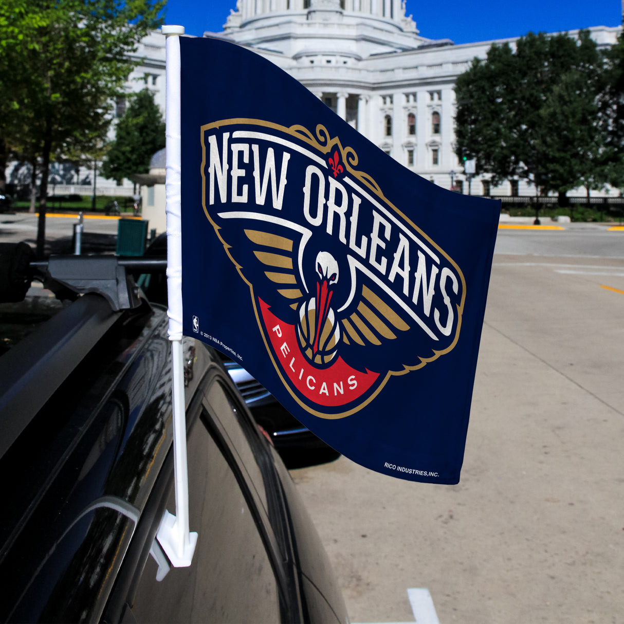 NBA New Orleans Pelicans Car Flag Fan Gear NBA New Orleans Pelicans