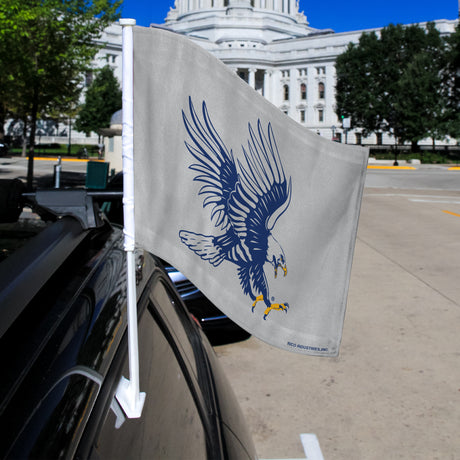 NCAA Dickinson State Blue Hawks Car Flag Fan Gear NCAA Dickinson State Blue Hawks