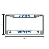 NCAA Kentucky Wildcats Chrome License Plate Frame Fan Gear NCAA Kentucky Wildcats