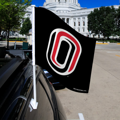 NCAA Nebraska-Omaha Mavericks Car Flag Fan Gear NCAA Nebraska-Omaha Mavericks