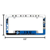 NCAA Indiana State Sycamores All Over Chrome Frame Fan Gear NCAA Indiana State Sycamores