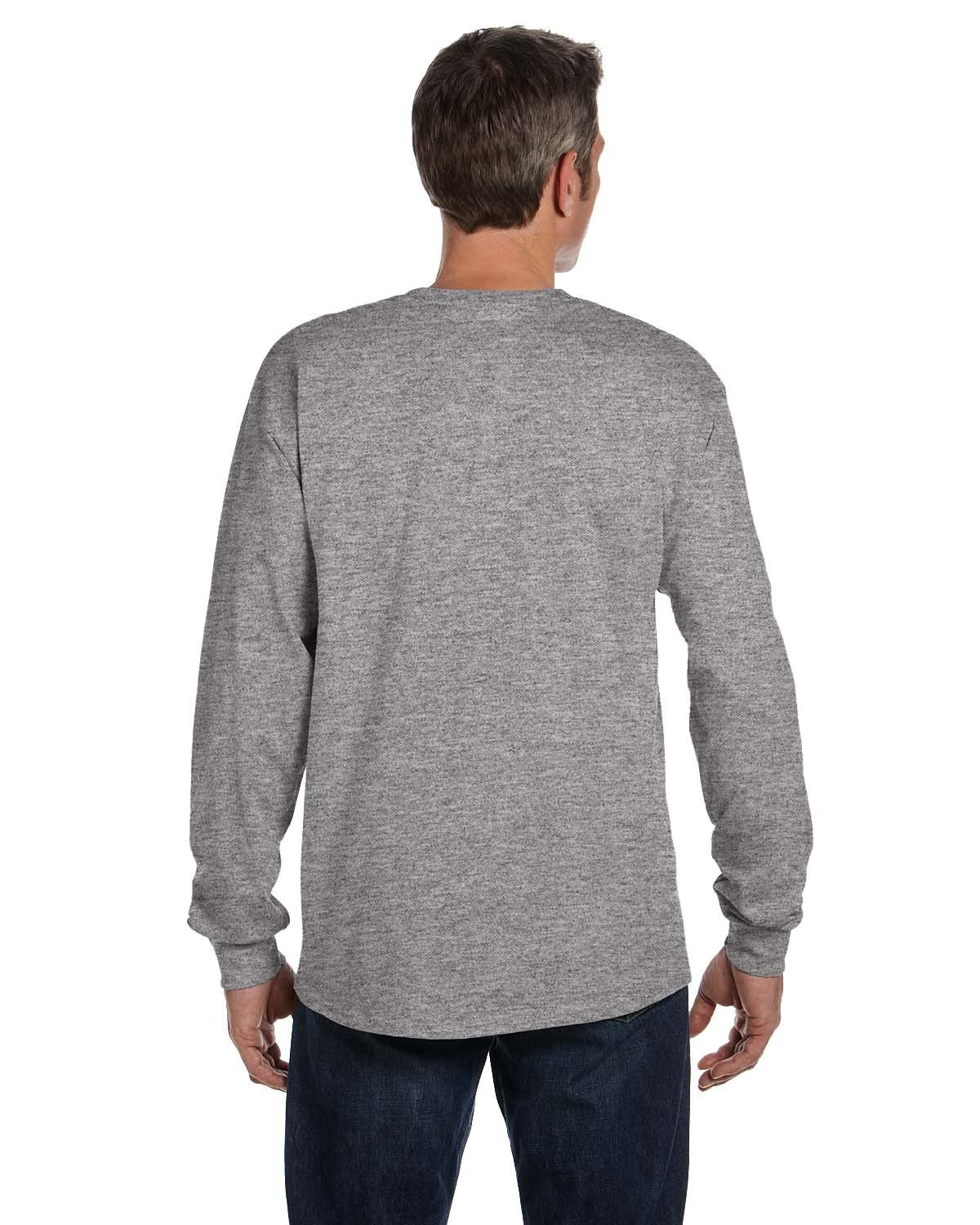Hanes Men's Authentic-T Long-Sleeve Pocket T-Shirt Hanes