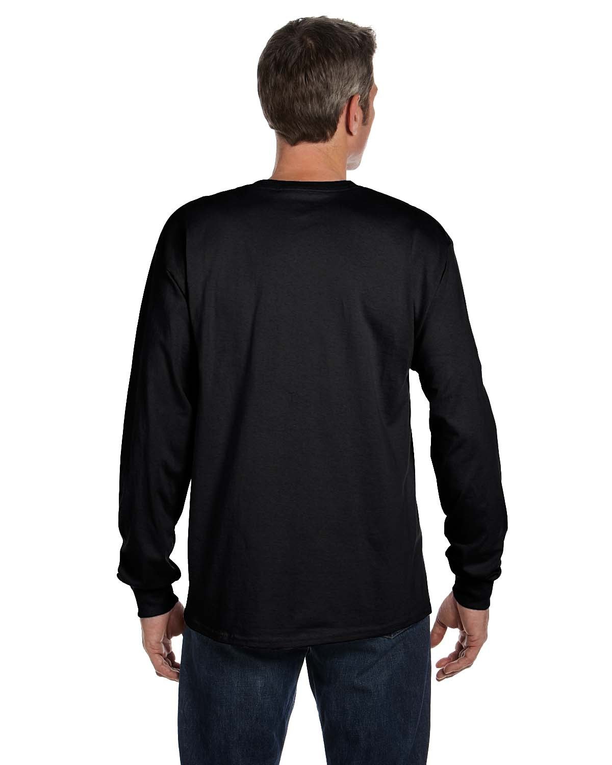 Hanes Men's Authentic-T Long-Sleeve Pocket T-Shirt Hanes