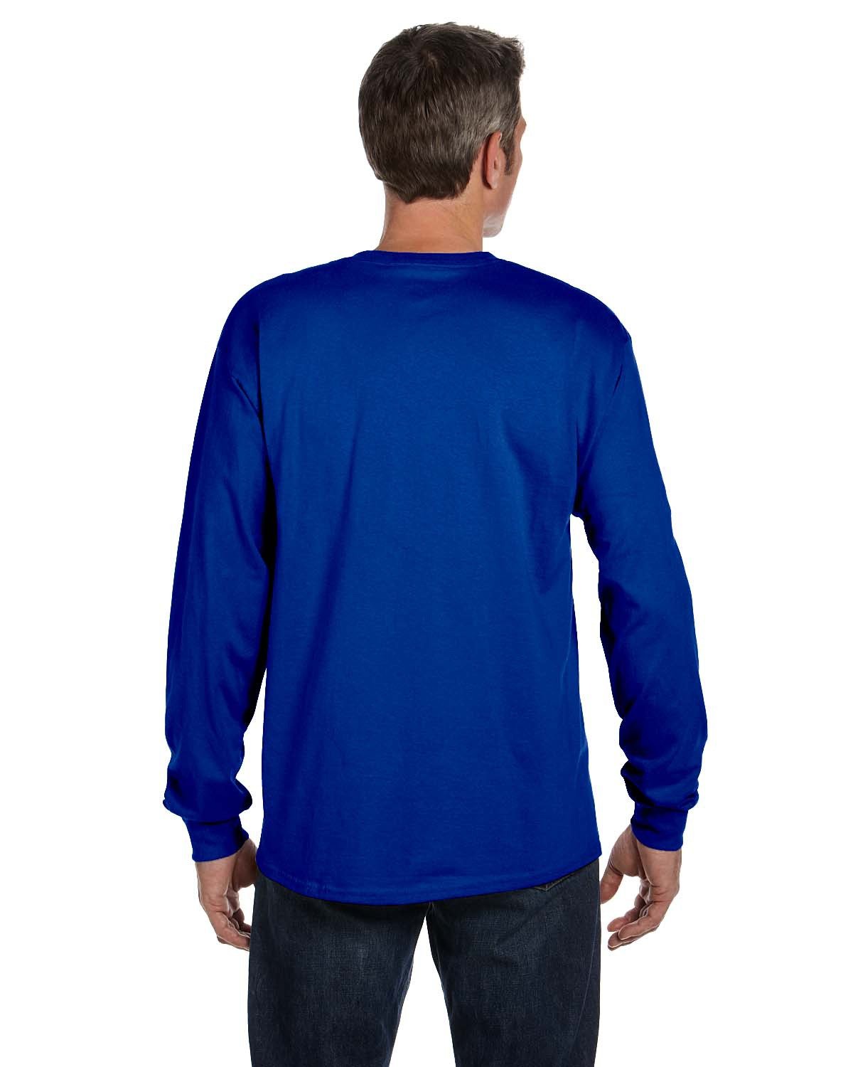 Hanes Men's Authentic-T Long-Sleeve Pocket T-Shirt Hanes