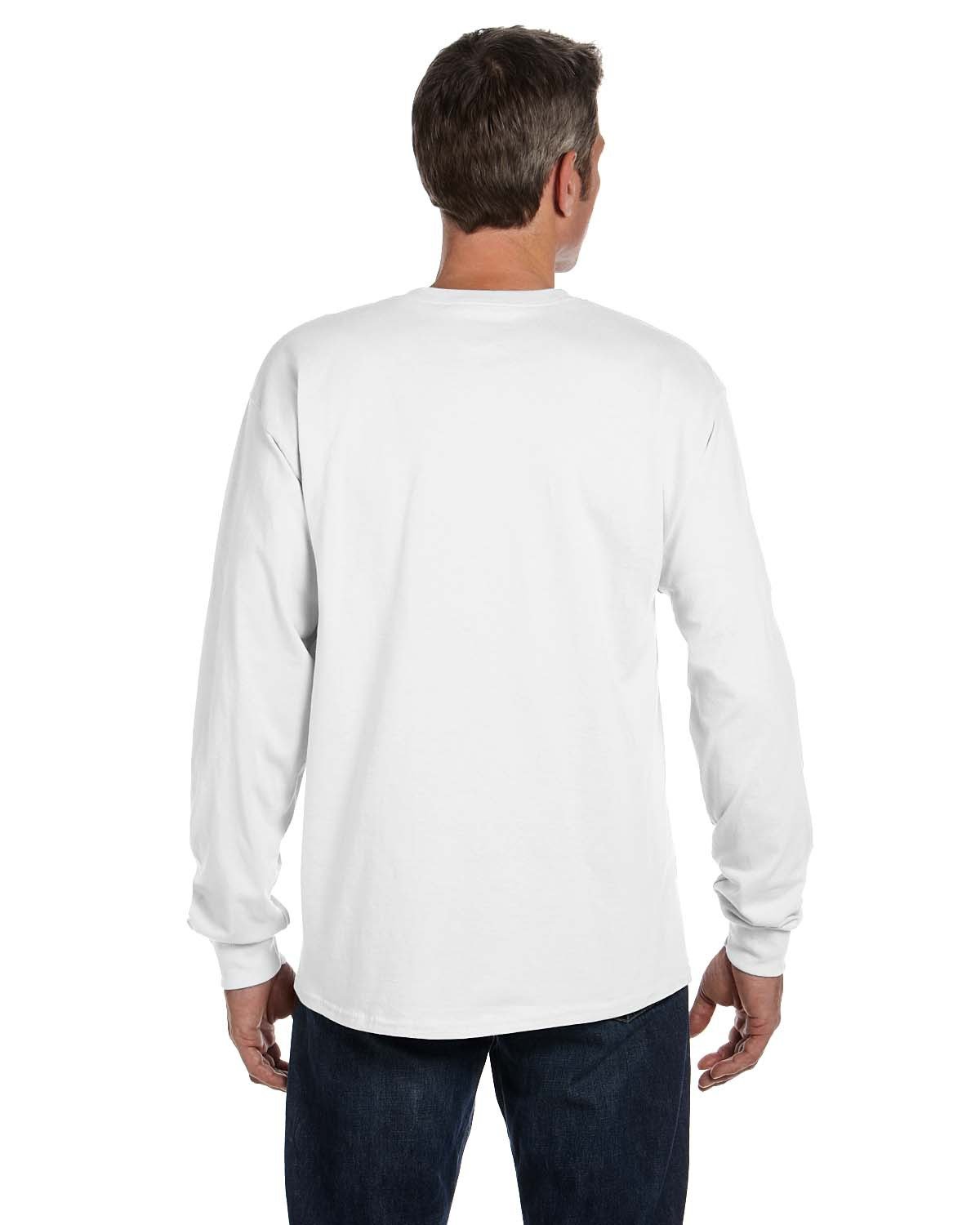 Hanes Men's Authentic-T Long-Sleeve Pocket T-Shirt Hanes
