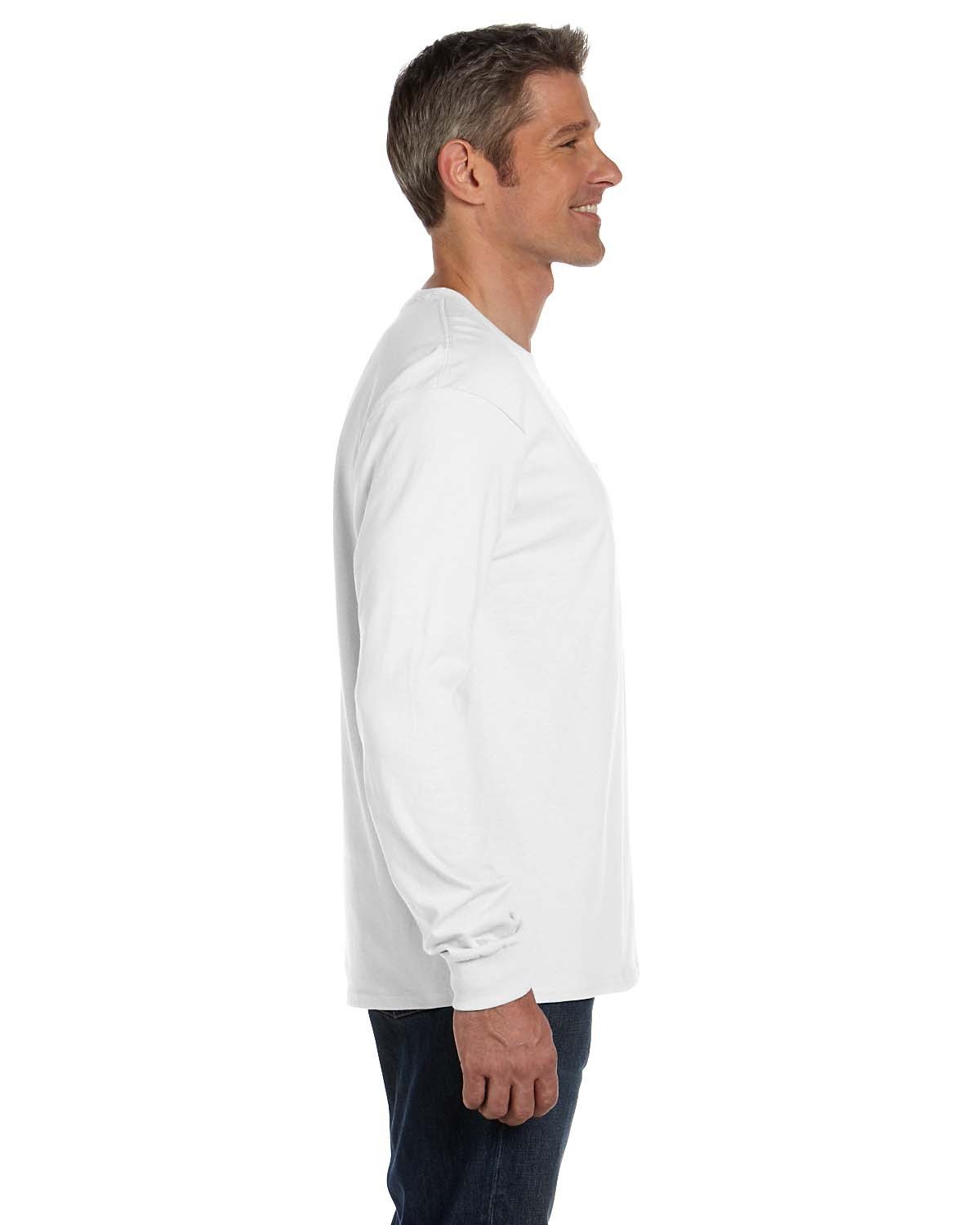 Hanes Men's Authentic-T Long-Sleeve Pocket T-Shirt Hanes