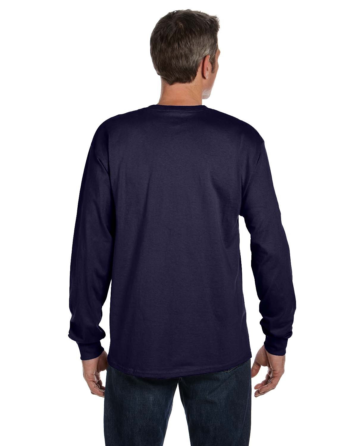 Hanes Men's Authentic-T Long-Sleeve Pocket T-Shirt Hanes