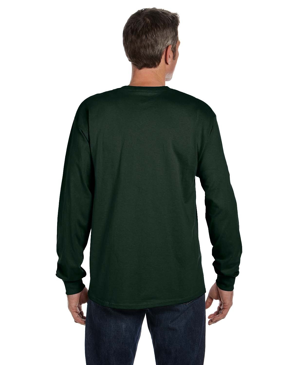 Hanes Men's Authentic-T Long-Sleeve Pocket T-Shirt Hanes