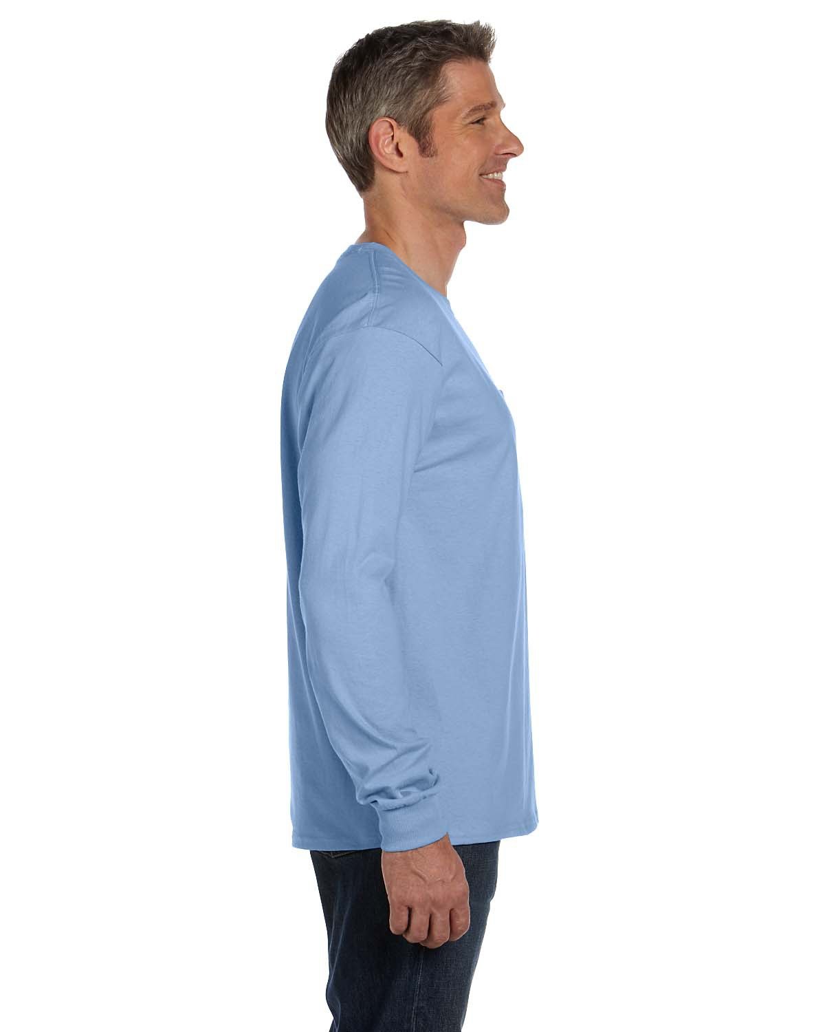 Hanes Men's Authentic-T Long-Sleeve Pocket T-Shirt Hanes