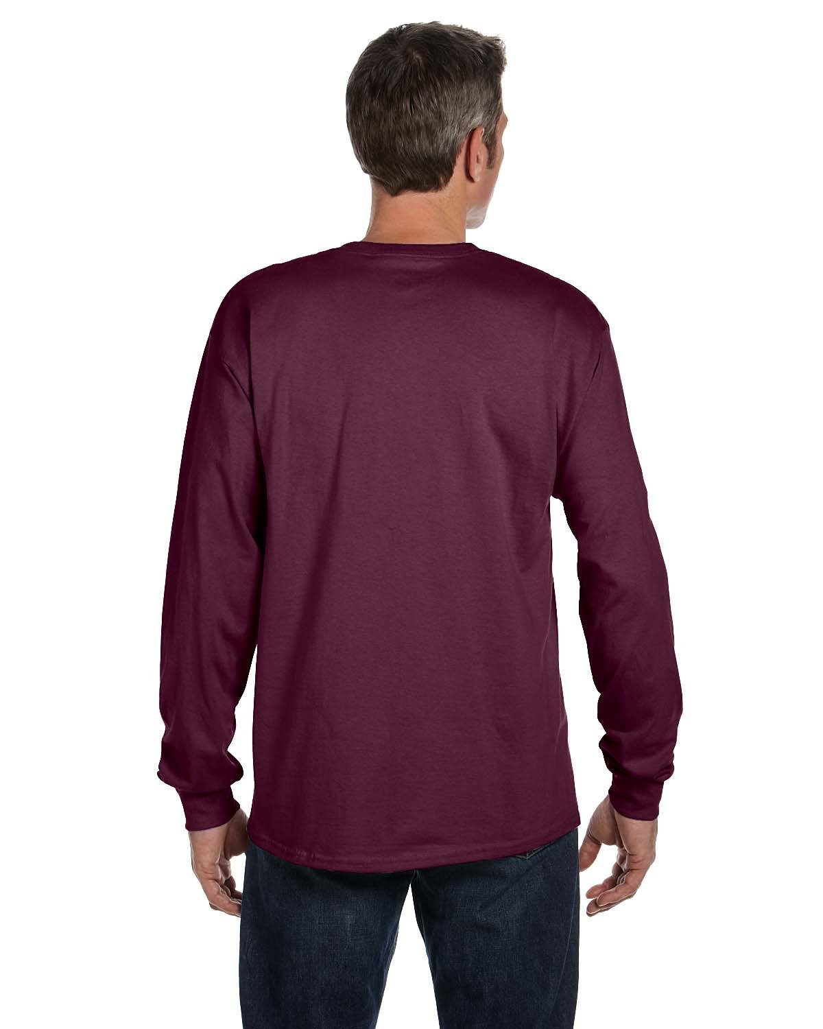 Hanes Men's Authentic-T Long-Sleeve Pocket T-Shirt Hanes