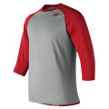 New Balance Men's 3/4 Baseball Raglan Top New Balance