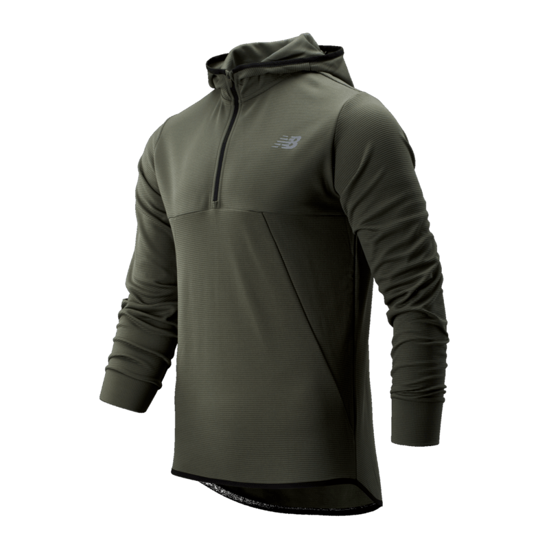New Balance Men's Tenacity Hooded Quarter Zip New Balance