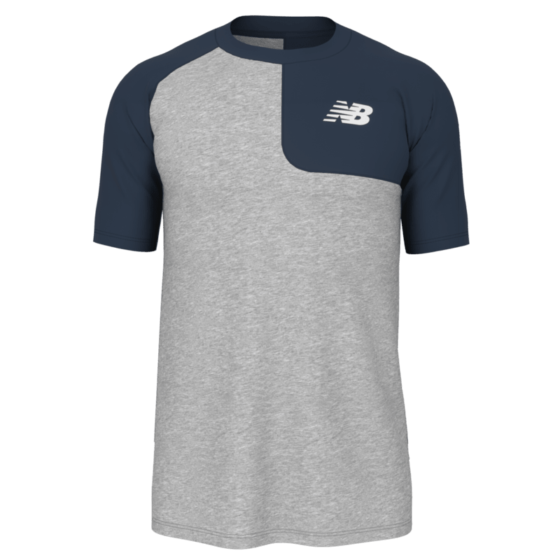 New Balance Men's SS Asym Baseball Top Left New Balance