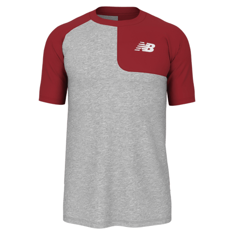 New Balance Men's SS Asym Baseball Top Left New Balance