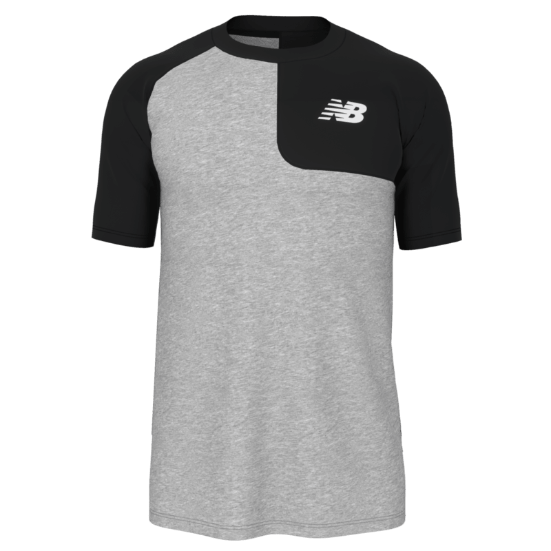 New Balance Men's SS Asym Baseball Top Left New Balance