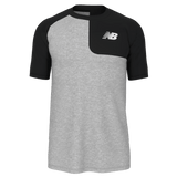 New Balance Men's SS Asym Baseball Top Left New Balance