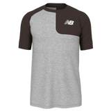 New Balance Men's SS Asym Baseball Top Left New Balance