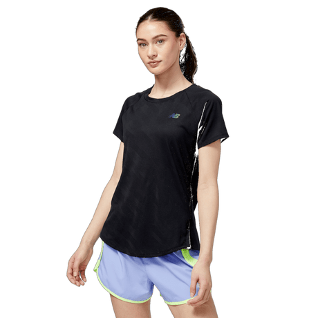 New Balance Women's Q Speed Jacquard Short Sleeve New Balance