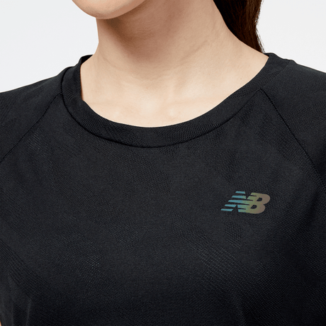 New Balance Women's Q Speed Jacquard Short Sleeve New Balance