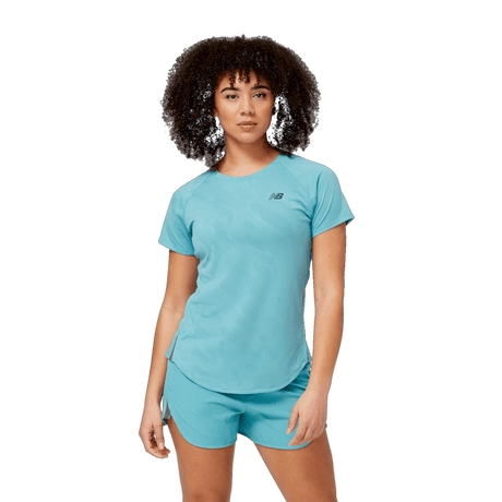 New Balance Women's Q Speed Jacquard Short Sleeve New Balance