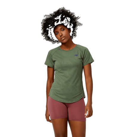 New Balance Women's Q Speed Jacquard Short Sleeve New Balance