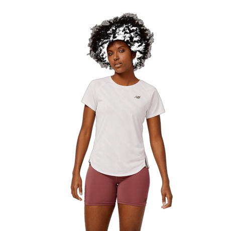New Balance Women's Q Speed Jacquard Short Sleeve New Balance
