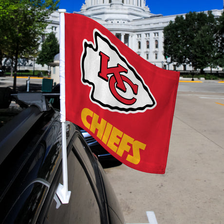 NFL Kansas City Chiefs Car Flag Fan Gear NFL Kansas City Chiefs