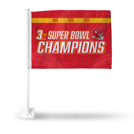 NFL Kansas City Chiefs Car Flag Fan Gear NFL Kansas City Chiefs
