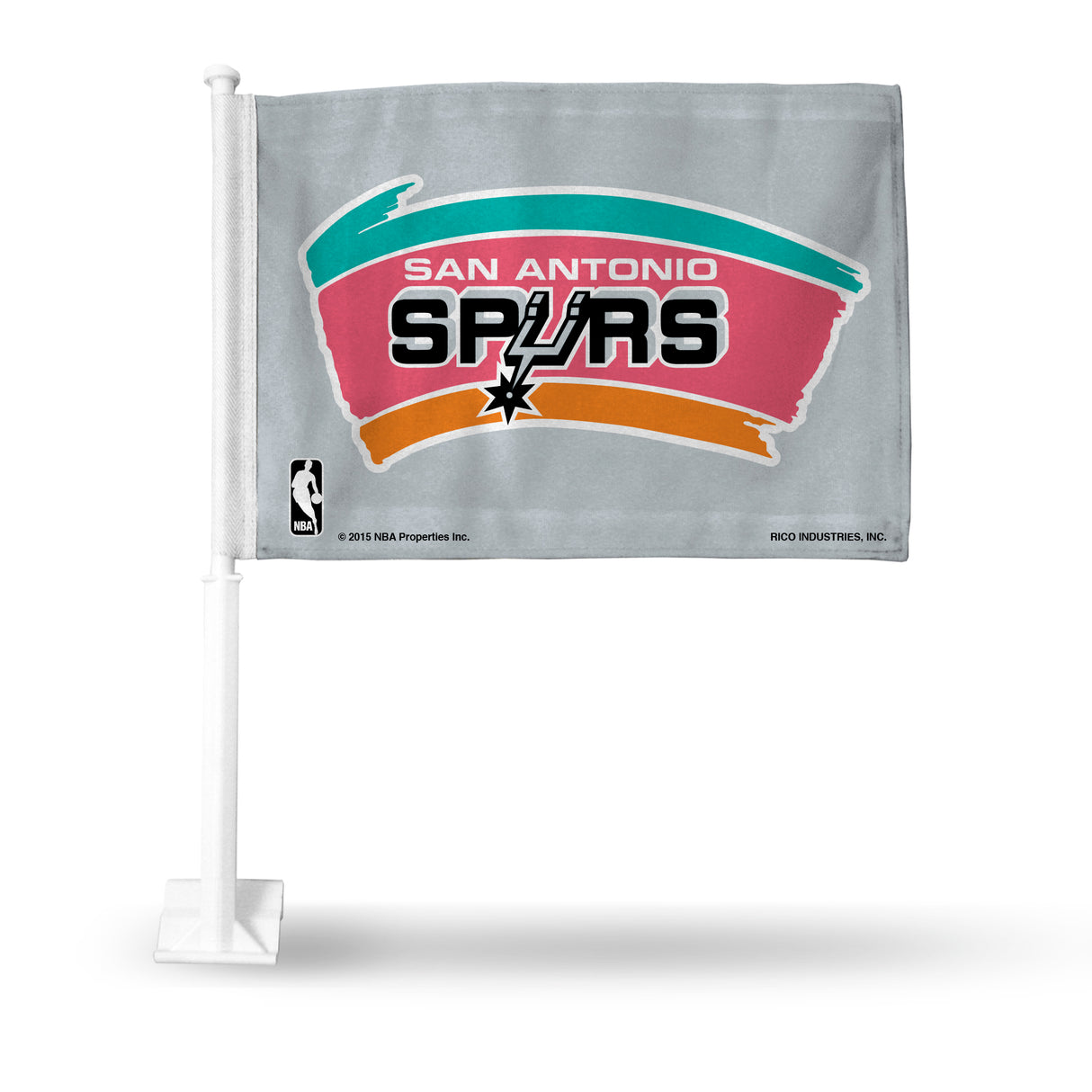 NBA San Antonio Spurs Car Flag Fan Gear NBA San Antonio Spurs