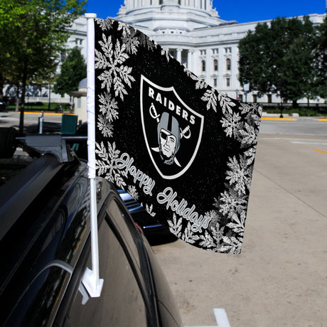 NFL Las Vegas Raiders Car Flag Fan Gear NFL Las Vegas Raiders