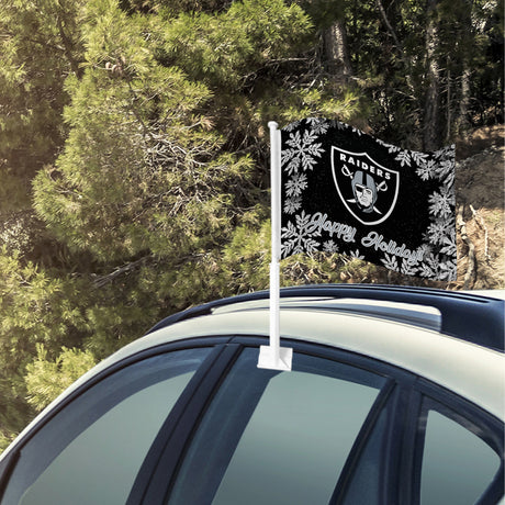 NFL Las Vegas Raiders Car Flag Fan Gear NFL Las Vegas Raiders