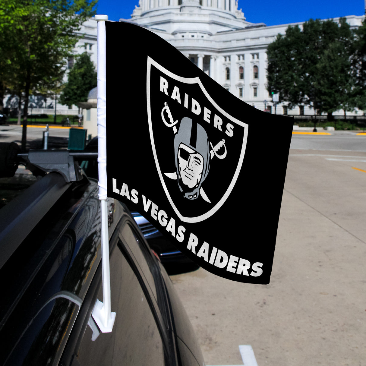 NFL Las Vegas Raiders Car Flag Fan Gear NFL Las Vegas Raiders