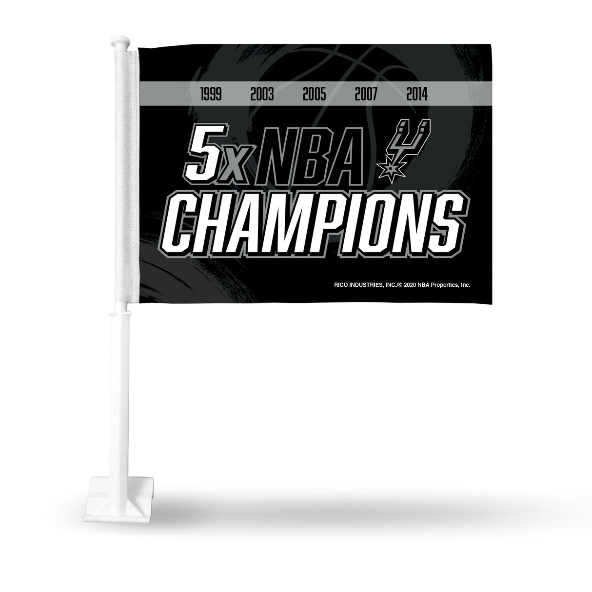 NBA San Antonio Spurs Car Flag Fan Gear NBA San Antonio Spurs