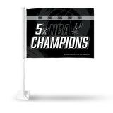 NBA San Antonio Spurs Car Flag Fan Gear NBA San Antonio Spurs
