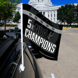 NBA San Antonio Spurs Car Flag Fan Gear NBA San Antonio Spurs