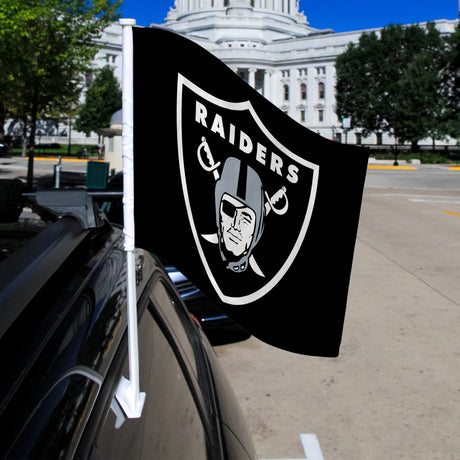 NFL Las Vegas Raiders Car Flag Fan Gear NFL Las Vegas Raiders