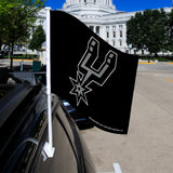 NBA San Antonio Spurs Car Flag Fan Gear NBA San Antonio Spurs