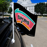 NBA San Antonio Spurs Car Flag Fan Gear NBA San Antonio Spurs