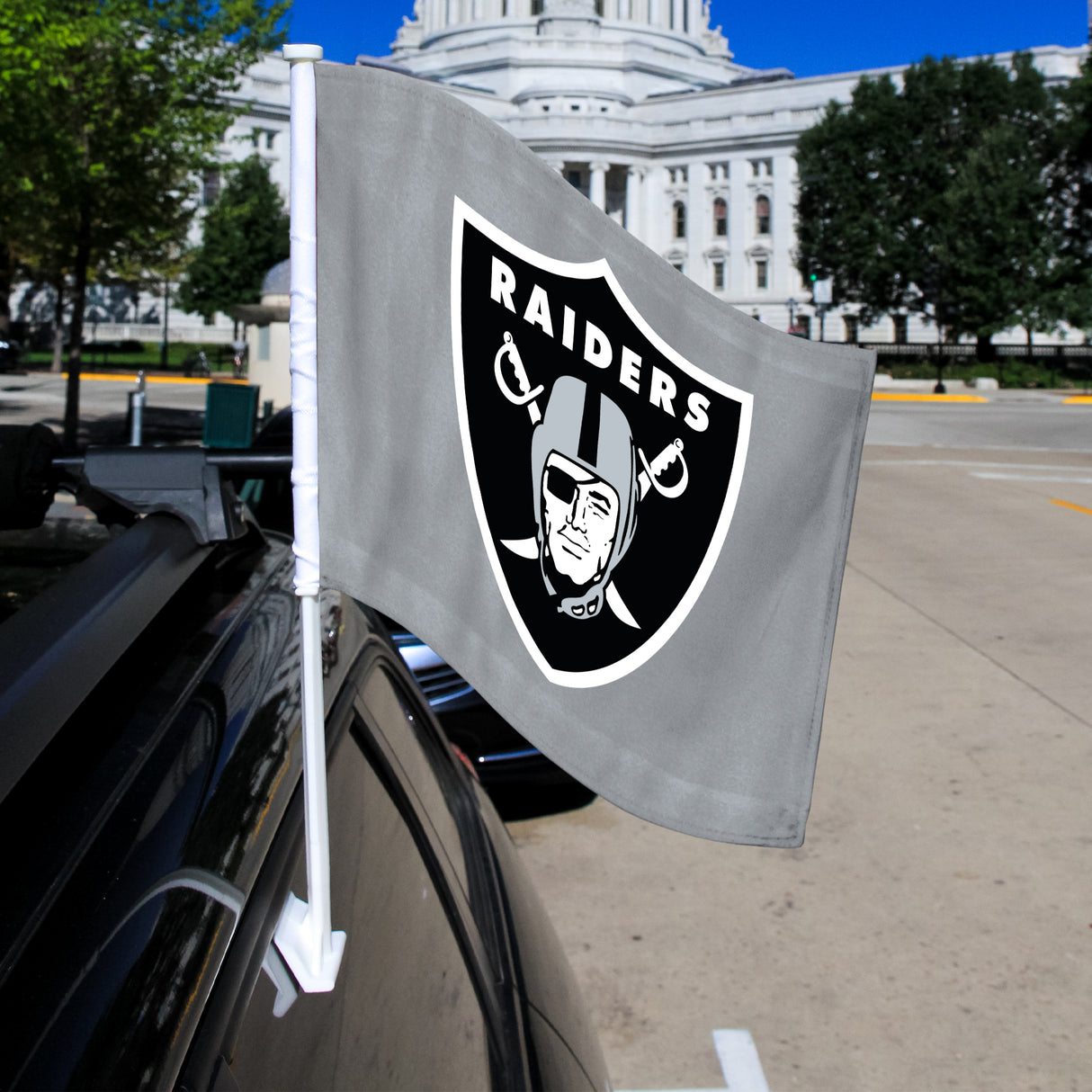NFL Las Vegas Raiders Car Flag Fan Gear NFL Las Vegas Raiders