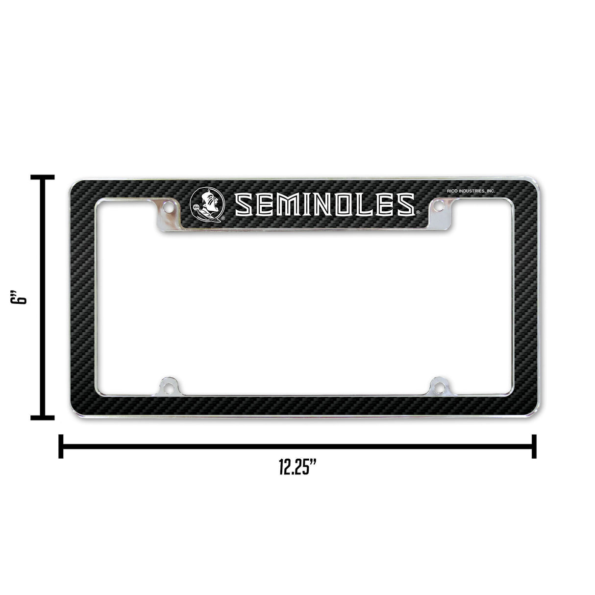 NCAA Florida State Seminoles All Over Chrome Frame Fan Gear NCAA Florida State Seminoles