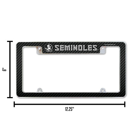 NCAA Florida State Seminoles All Over Chrome Frame Fan Gear NCAA Florida State Seminoles