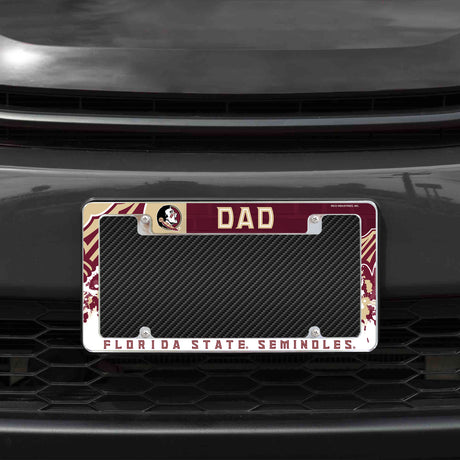 NCAA Florida State Seminoles All Over Chrome Frame Fan Gear NCAA Florida State Seminoles
