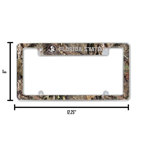 NCAA Florida State Seminoles All Over Chrome Frame Fan Gear NCAA Florida State Seminoles