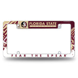 NCAA Florida State Seminoles All Over Chrome Frame Fan Gear NCAA Florida State Seminoles