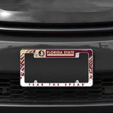 NCAA Florida State Seminoles All Over Chrome Frame Fan Gear NCAA Florida State Seminoles