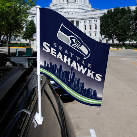 NFL Seattle Seahawks Car Flag Fan Gear NFL Seattle Seahawks