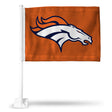 NFL Denver Broncos Car Flag Fan Gear NFL Denver Broncos