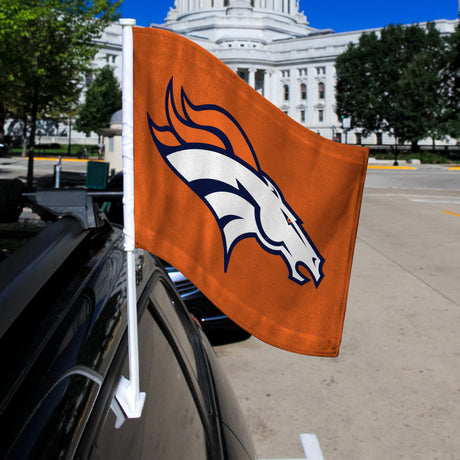 NFL Denver Broncos Car Flag Fan Gear NFL Denver Broncos